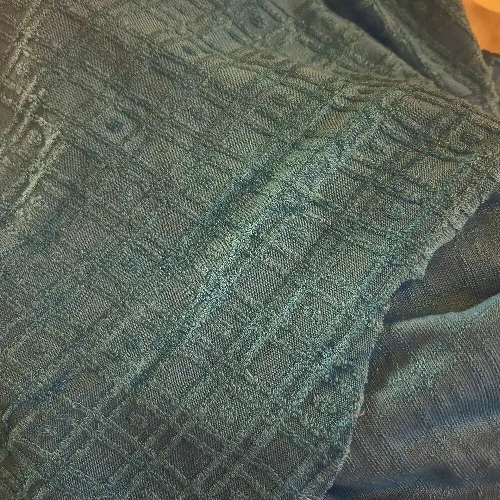 Fabric, Turquoise Terry Cloth Polyester / Spandex 60" x 3 yds